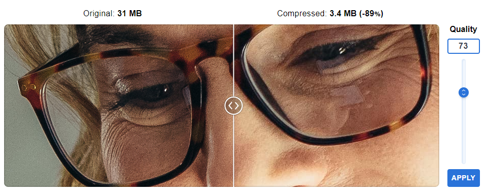 Image optimization through compression
